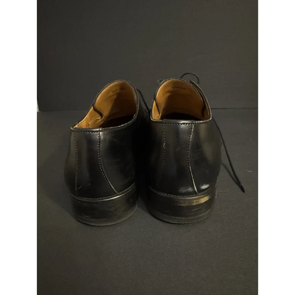 Magnanni Shoes Mens Size 11 Black Leather Oxford Dress EU44.5 Formal Spain 12436